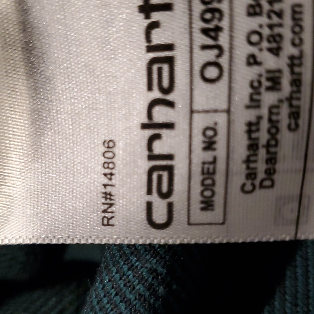 Carhartt Model # OJ4991-W Women's Small Green Sherpa Pullover. - Picture 11 of 16